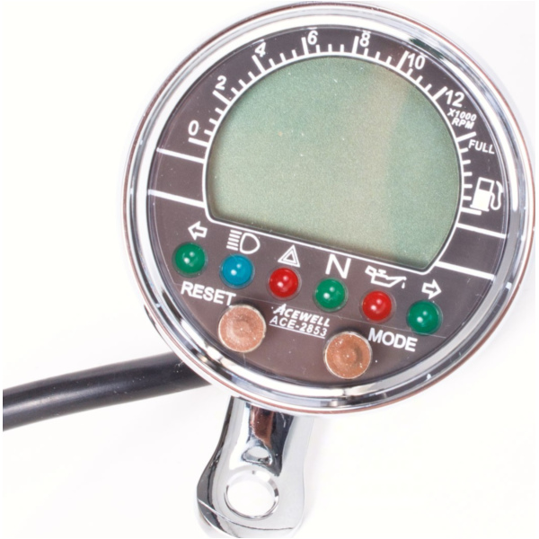 Digital instrument Acewell aluminium polished