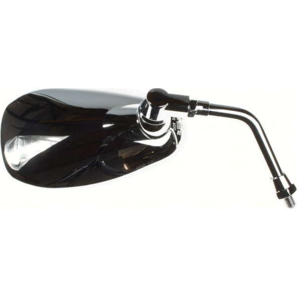 Mirror chrome left M10 right-threaded (single)