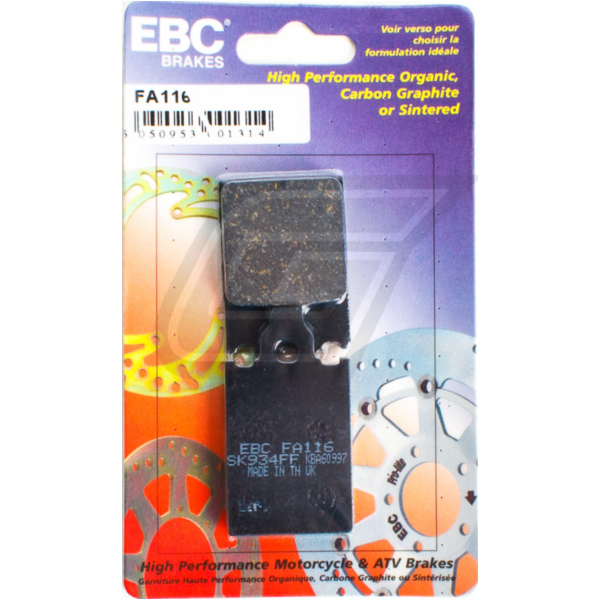 Blackstuff Organic brake pads FA116 fitting for Aprilia AF1 Futura 50  1992, 