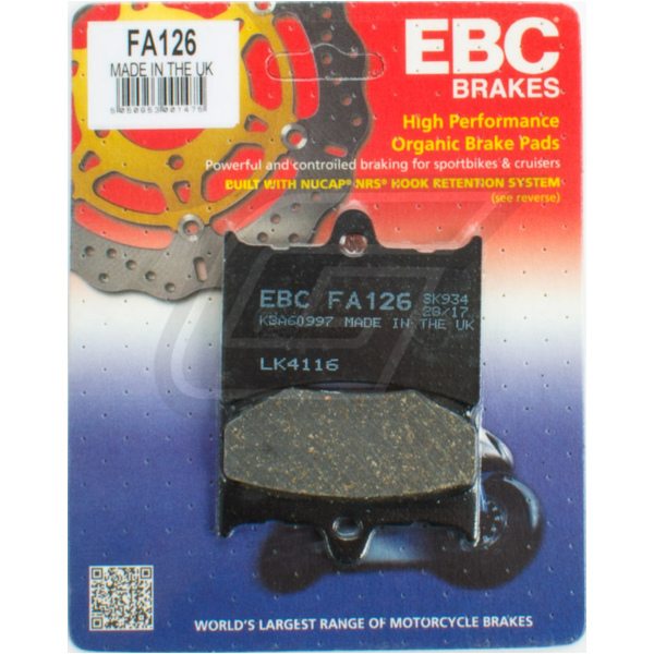 Blackstuff Organic brake pads FA126