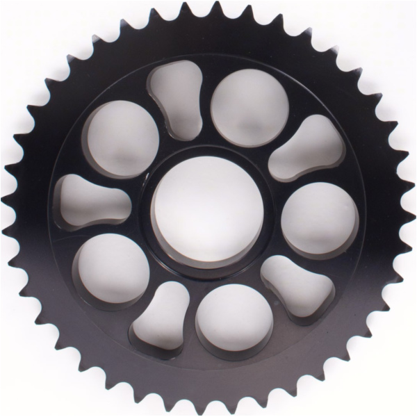 KeRa, Kettenblatt, Zahnrad Alukettenrad harteloxiert rauchgrau DUC748/916/996520T36Z incl. Teflonring passend für Ducati Monster  800 M414AA/M421AA/M422AA 2007, 77 PS, 57 kw