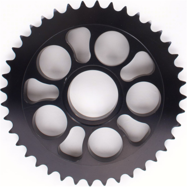 KeRa, Kettenblatt PBR Alukettenrad harteloxiert rauchgrau DUC748/916/996 520T 37Z incl. Teflonring passend für Ducati Monster  800 M414AA/M421AA/M422AA 2007, 77 PS, 57 kw