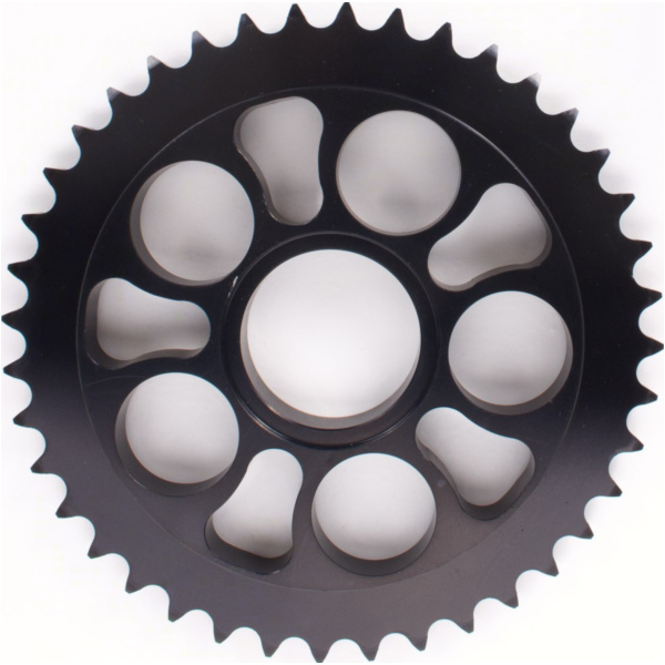 PBR aluminium rear sprocket hard anodized smoke grey DUC748/916/996 520T 38Z incl. Teflon ring