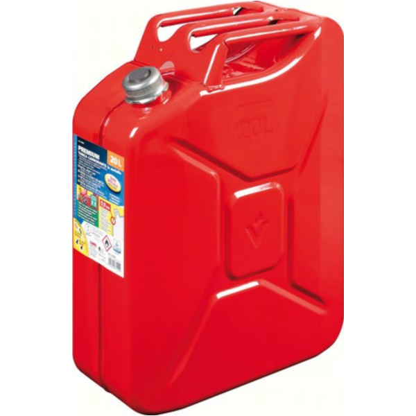 20 LT. Metallkanister, rot