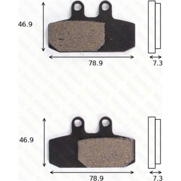 Disc brake pads MCB749SRM