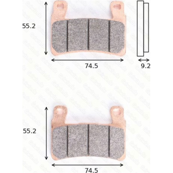 Disc brake padsMCB 819 SV