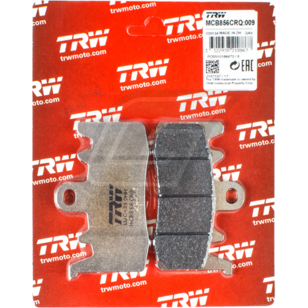 brakepads MCB 856 CRQ ECE R90 homologated