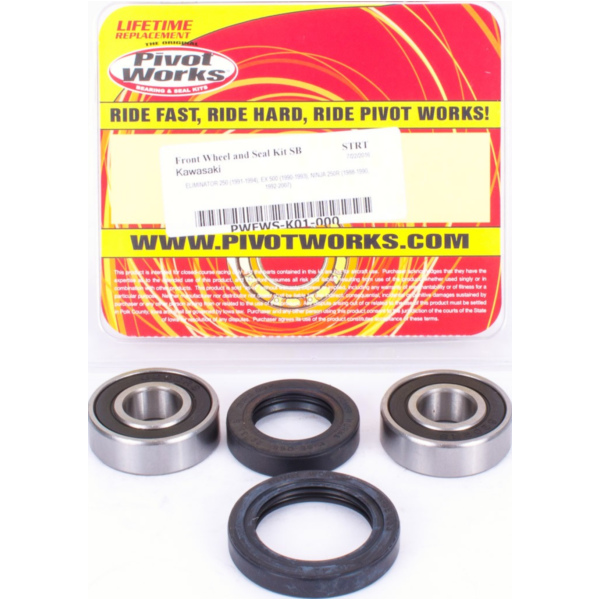 Front Wheel Bearing and seal kit for Kawasaki EL250 / GPZ500S / Ninja250R