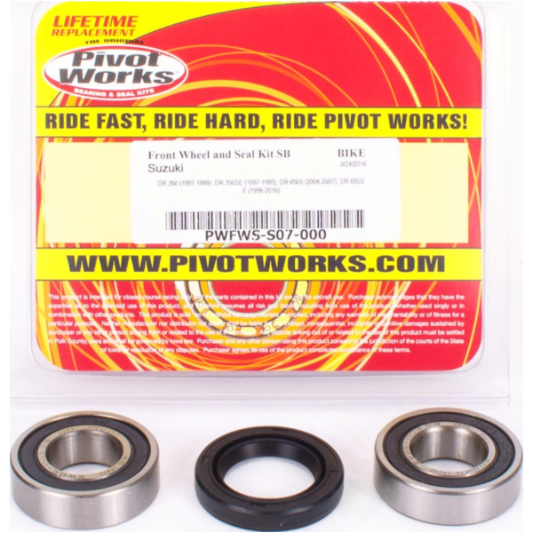 Front Wheel Bearing and seal kit for Suzuki DR350/650