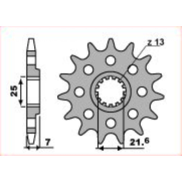 PBR Ritzel 2167, -520, 15 Zähne
