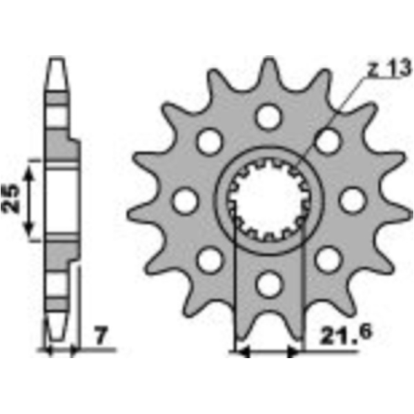 PBR Ritzel 2167, -520, 16 Zähne