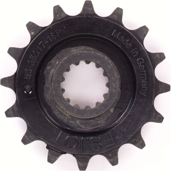 front sprocket gummed 530 16T R50-35017-16P fitting for Yamaha FZ6  600 RJ074 2005, 98 PS, 72 kw