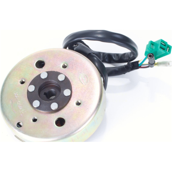 Alternator compl. with pole wheel (3-cable version) fitting for Rex RS 450  50 LAEAGZ400 2007, 2,9 PS, 2,1 kw