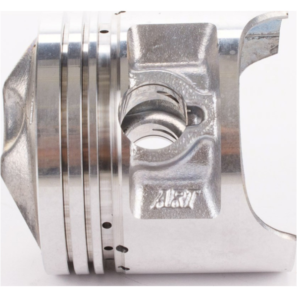 Original piston 57,50 with rings, without clips and pin (0,5mm bigger diameter)