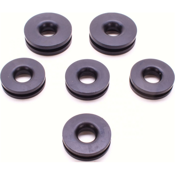 Rubber ring for side cover fixing 6 pc. for Kawasaki Z650/1000 fitting for Kawasaki GPZ  500 EX500D 1998, 60/50/34/27 PS, 44/37/25/20 kw