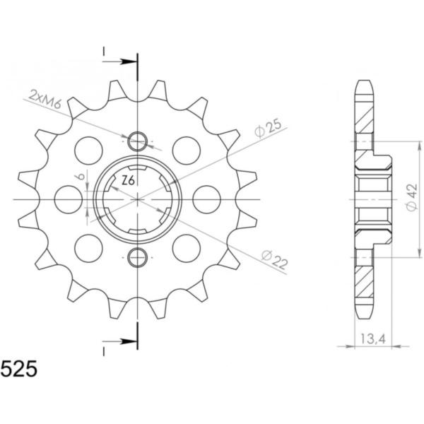 Ritzel 525/15Z