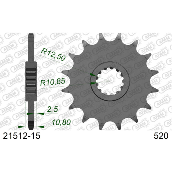 Ritzel AFAM 428 - 15Z 2131115