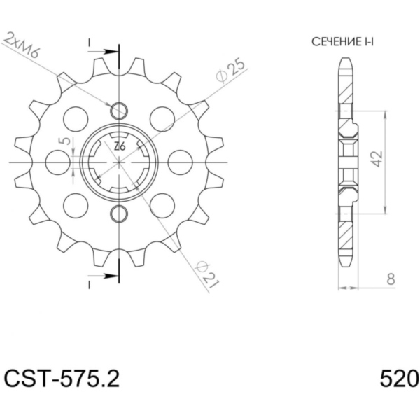 Ritzel 520/14Z 21502A14