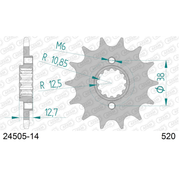 Front Sprocket AFAM 520 - 14t 2430214