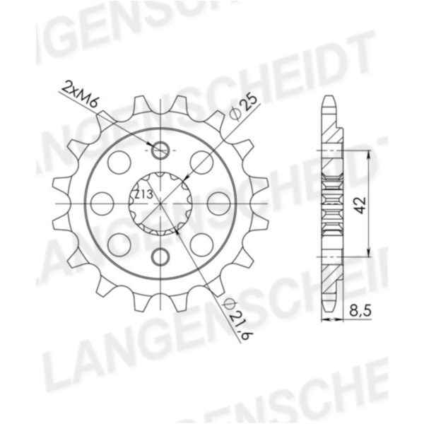 Ritzel Supersprox 520/13Z 24501-13