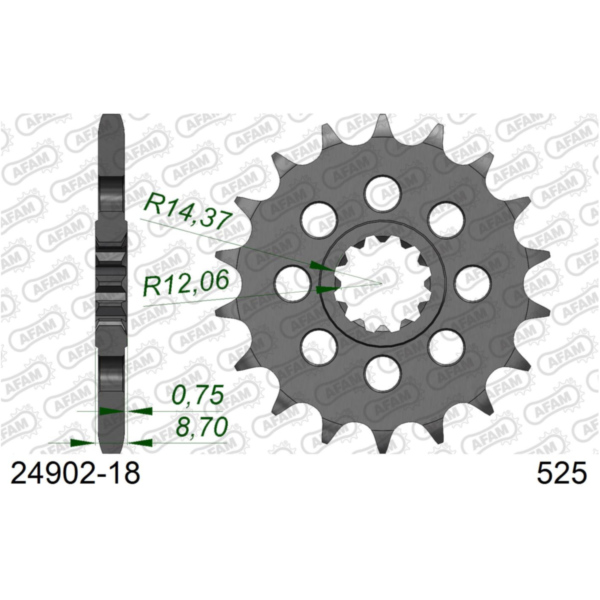 Ritzel AFAM 525 - 14Z 2450614