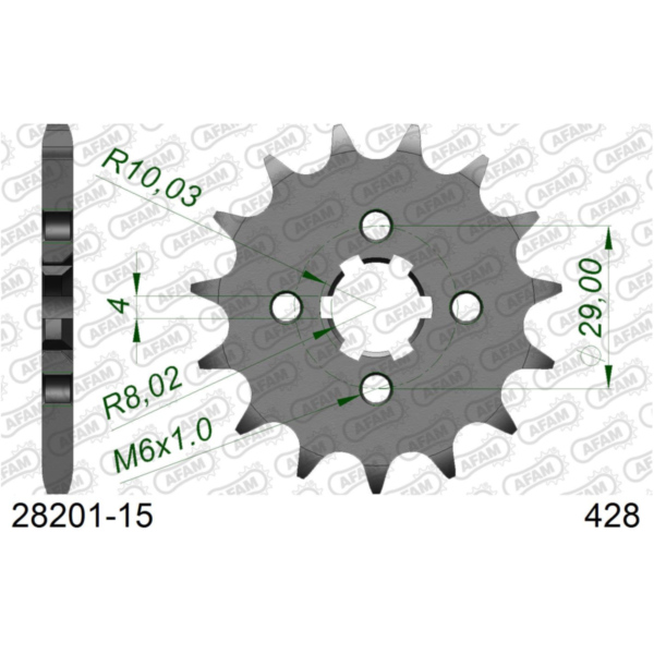 Front Sprocket AFAM 420 - 15t 2710015