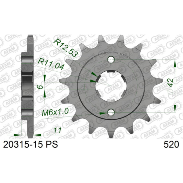 Ritzel AFAM 520 - 10Z 2030010