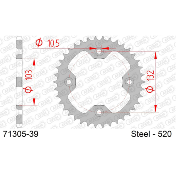 Front Sprocket AFAM 530 - 15t 4660215