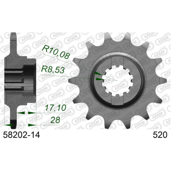 Ritzel AFAM 520 - 14Z 5820214
