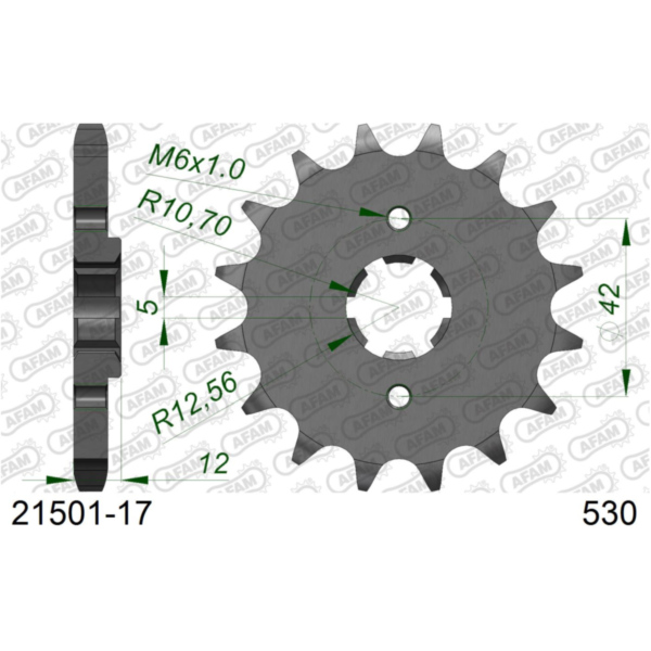 Front Sprocket AFAM 520 - 15t 2130115