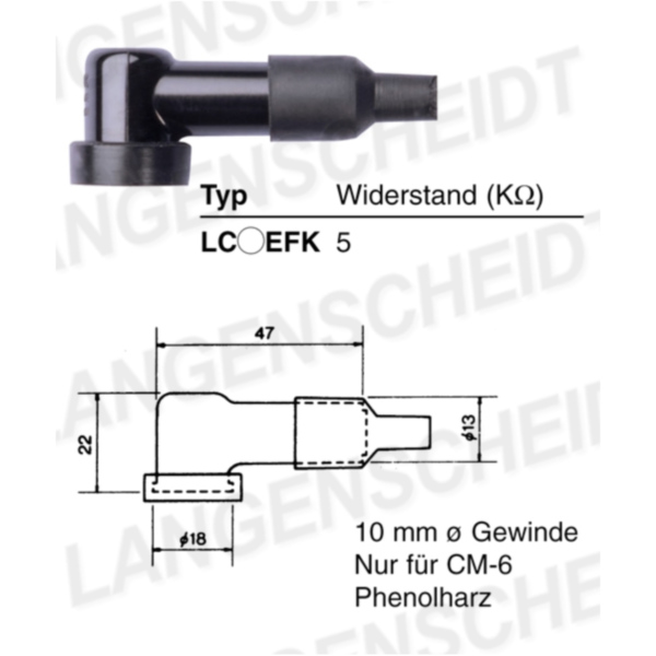 Zündkerzenstecker NGK LC05EFK