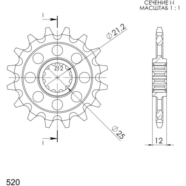Ritzel 520/13Z 64302A13
