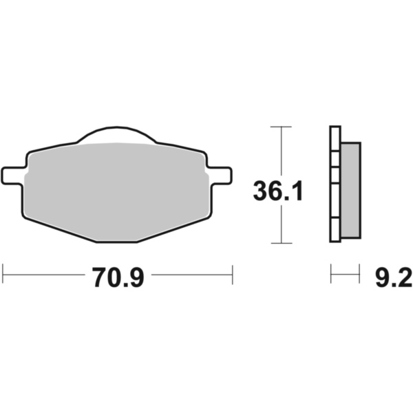 Brake Pads / Shoes SBS 575LF