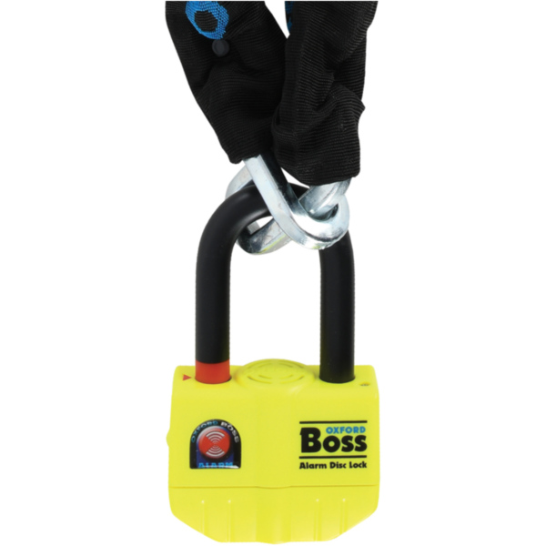 Boss Alarm Schloss-Ketten-Kombi 12mm x 2,0 Meter