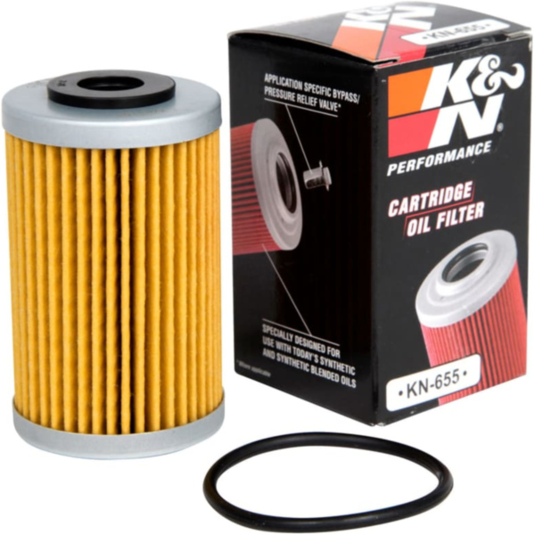 Oil Filter K&N KN-655 for: Husaberg/KTM fitting for KTM EXC  250  2008, 8,2/50 PS, 6/37 kw