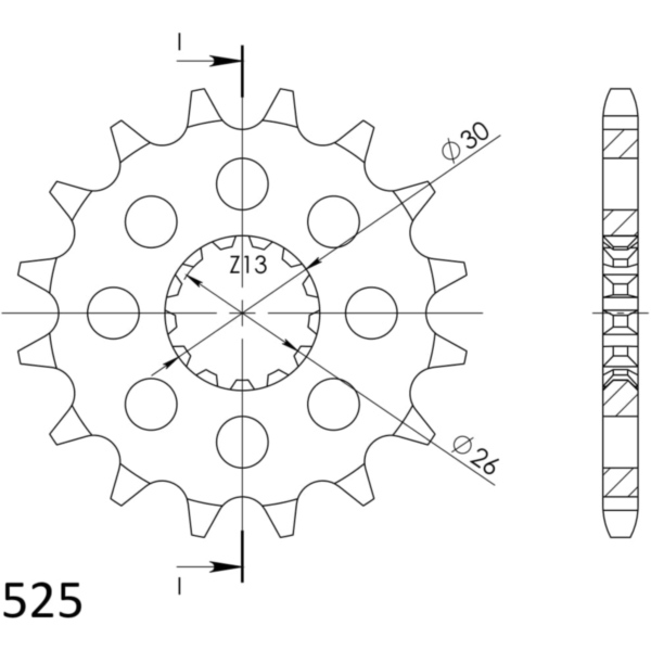 Ritzel 525/16Z 88600A16