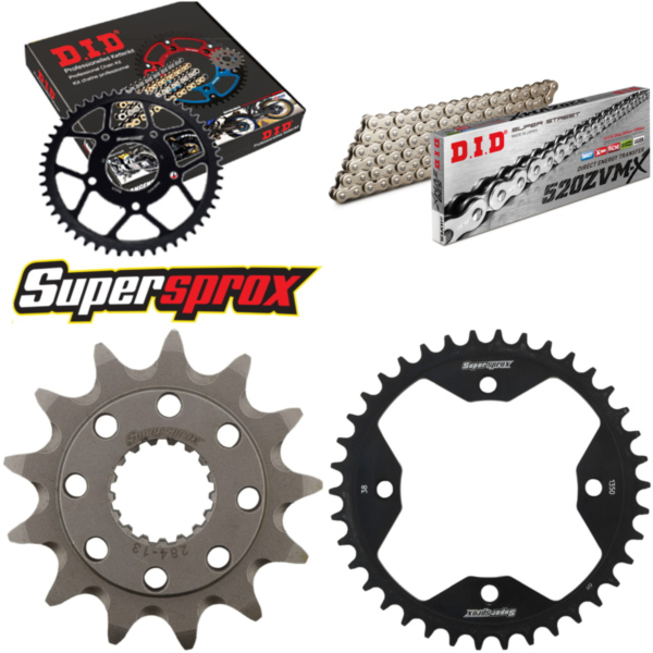Chain Kit - Steel - for: HONDA TRX450 R 06-09 13-38-094 DID520ZVM-X(S&S) endless