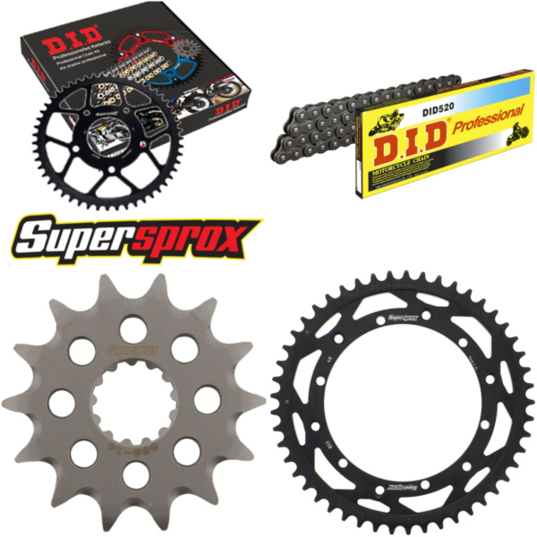 Chain Kit - Steel - for: YAMAHA YZ400 F 98-98 14-49-114 DID520 Clip