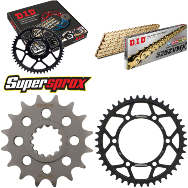 Chain Kit - Steel - for: YAMAHA MT-07 /ABS 14- 16-43-108 DID525ZVM-X(G&G) endless