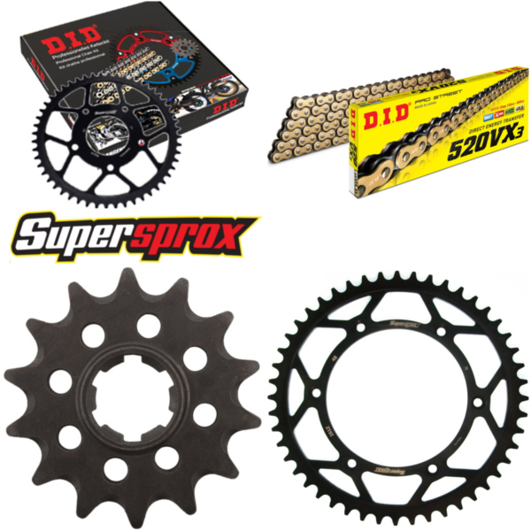 Chain Kit - Steel - for: HUSQVARNA WR360 92-98 14-48-114 DID520VX3(G&B) endless
