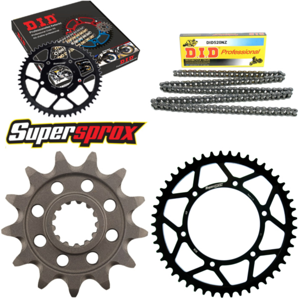 Chain Kit - Steel - for: SUZUKI RM-Z 250 13-14 13-49-114 DID520NZ Clip