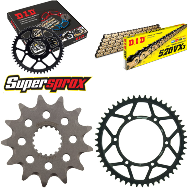 Kettensatz Stahl für: SUZUKI RM-Z 450 08-12 13-50-114 DID520VX3(G&B) Endlos