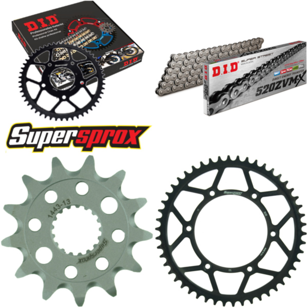 Chain Kit - Steel - for: SUZUKI RM-Z 450 13-14 13-50-114 DID520ZVM-X endless