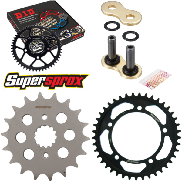 Kettensatz Stahl für: SUZUKI GSX1400 01-10 18-41-116 DID530ZVM-X(G&G) Niet
