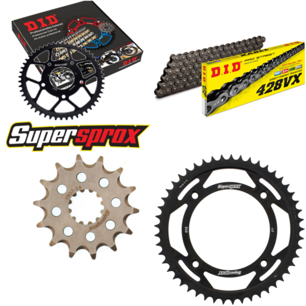Chain Kit - Steel - for: KTM SX85 19``/16`` 03-17 14-49-122 DID428VX endless