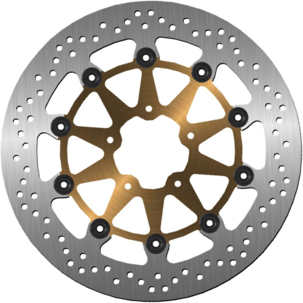 Brake disk NG 0458 320 mm, floated (FLD) fitting for Yamaha DT  125 4BL 1995, 12 PS, 9 kw