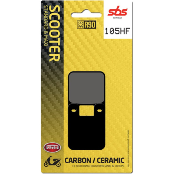 Brake Pads / Shoes - SCOOTER - SBS 105HF fitting for Rieju Spike  50  2008, 1,8/8,8 PS, 1,3/6,5 kw