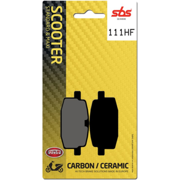 Brake Pads / Shoes - SCOOTER - SBS 111HF fitting for MBK Target  50  1997, 