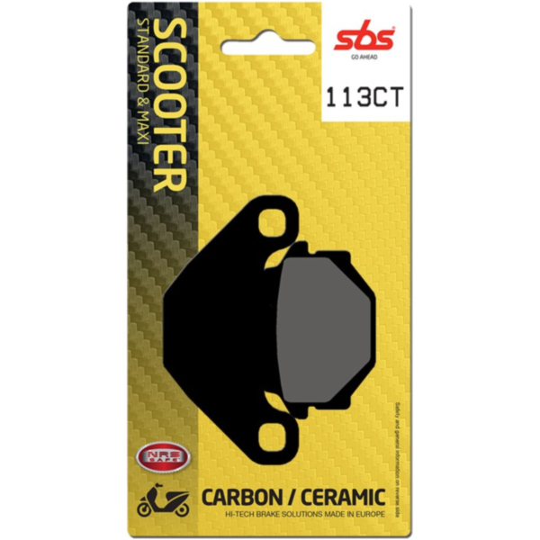 Brake Pads / Shoes - SCOOTER - SBS 113CT fitting for Peugeot SV  50 VGA 395 1997, 4,1 PS, 3 kw