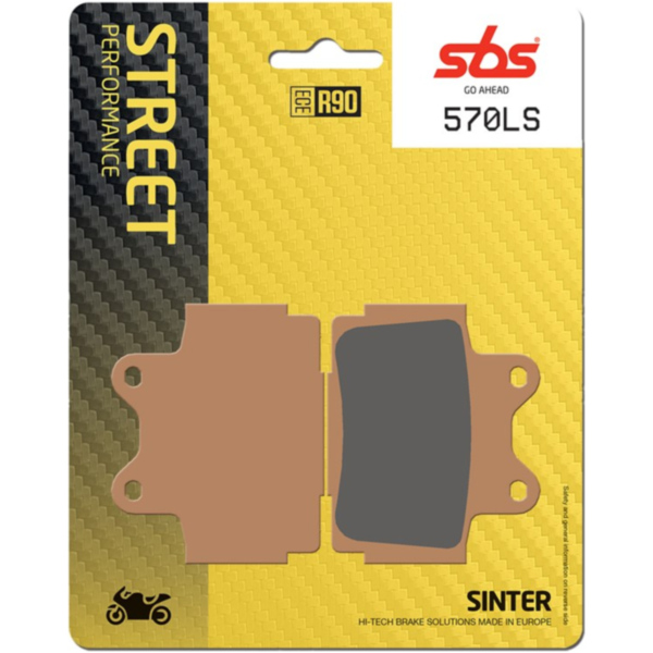 Brake Pads / Shoes SBS 570LS fitting for Yamaha TZR  250 2MA 1987, 50 PS, 37 kw
